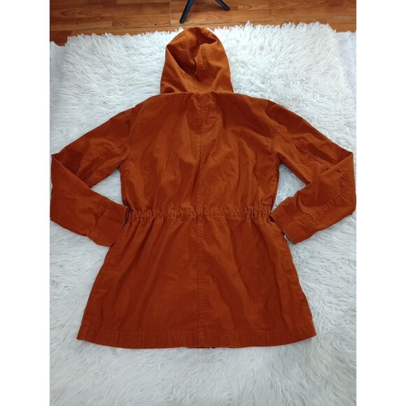 Universal Thread Women's Small Orange Ladrillo Zip Utility Anorak Jacket  S - Picture 7 of 10